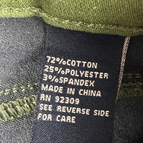 DG2 by Diane Gilman Virtual Stretch Women's Olive Green Bootcut Pants Size 12P‎ - Picture 3 of 15